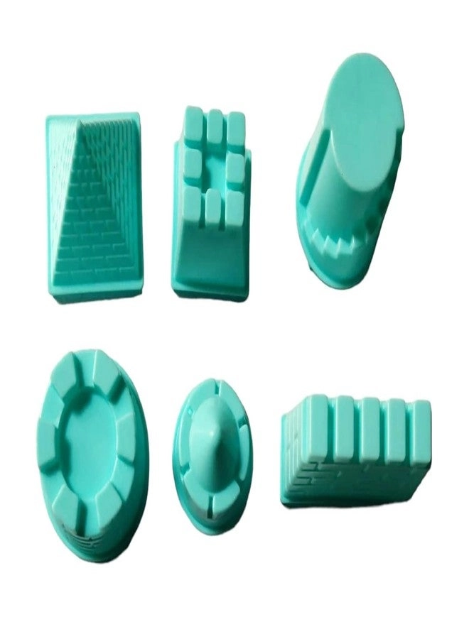 BestUBuy Clay and Sand Modelling Moulds Castle - 6 pcs