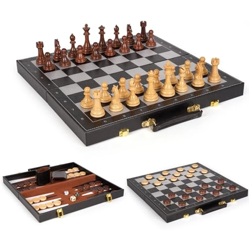 Chess + Checkers + Backgammon