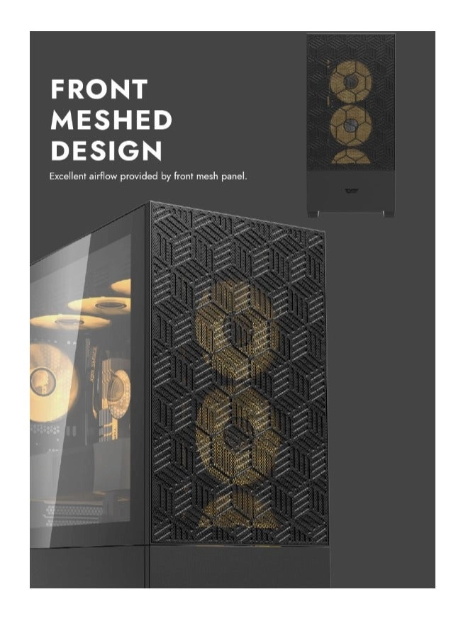 DF5000 - tempered glass panels Mid Tower