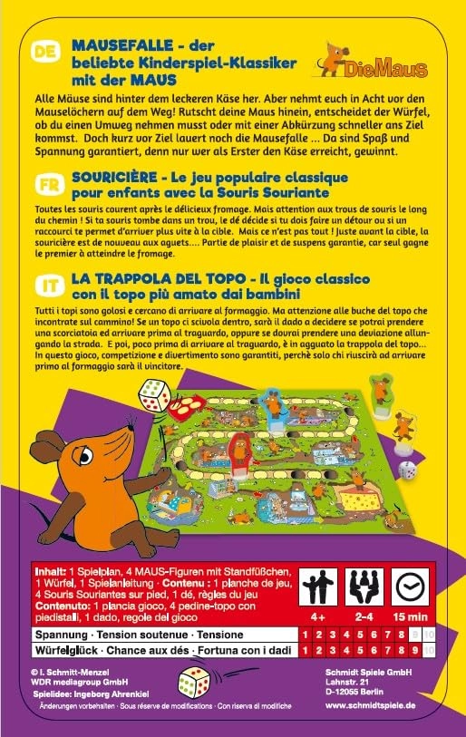 The Mouse - Mousetrap Travel Game - 4 years to 12 years