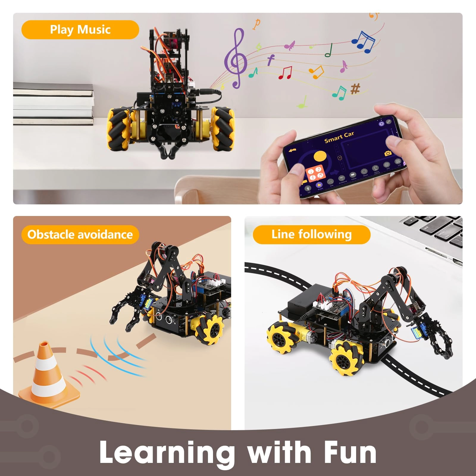 4 in 1 Smart Robot Arm Coding - 12 years+