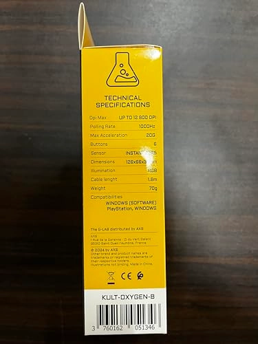 Kult Oxygen Wireless Gaming Mouse - Wireless