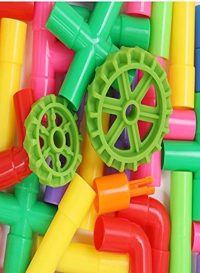 Plastic Building Blocks - Wheels Multi Color