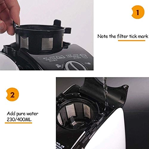 Filter Coffee Maker - Bean to Cup Integrated Grinder Reusable Stainless Steel Filter