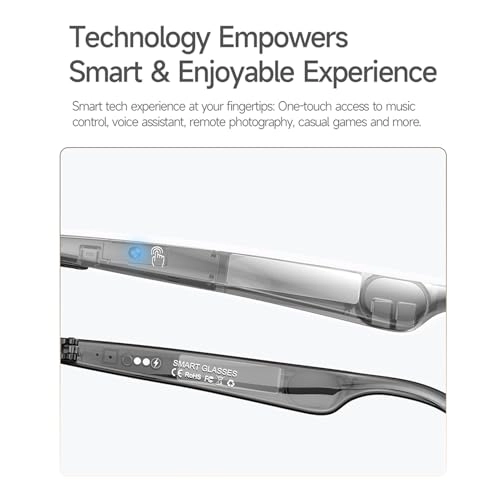 AI Translator Smart Glasses - 163 Languages IP67 40H Playtime