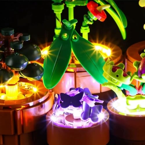 LED Lighting Kit for LEGO lcons Tinjy Plants 10329