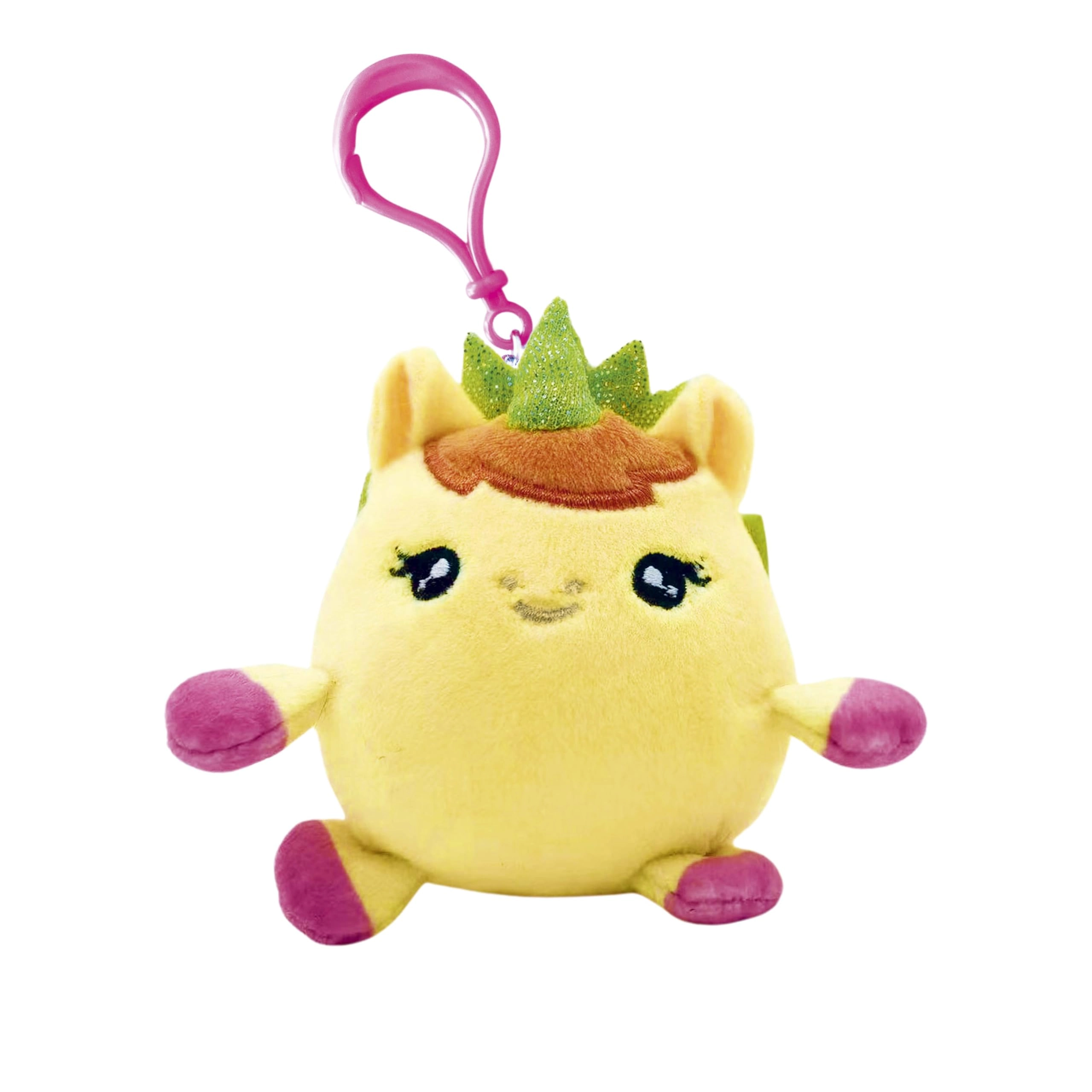 CRAZE Molly Galupy Rainbow Unicorn - 6 cm Plush Keychain Yellow