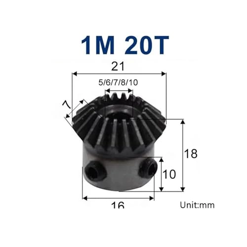 Bevel gear - 1pc