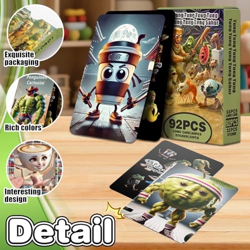 Brainrot - Card Game - 92 Piece with Stickers