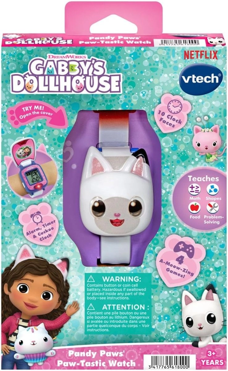 Gabby's Dollhouse Pandy Paws' Paw Tastic Watch - Suitable for 3 years and above