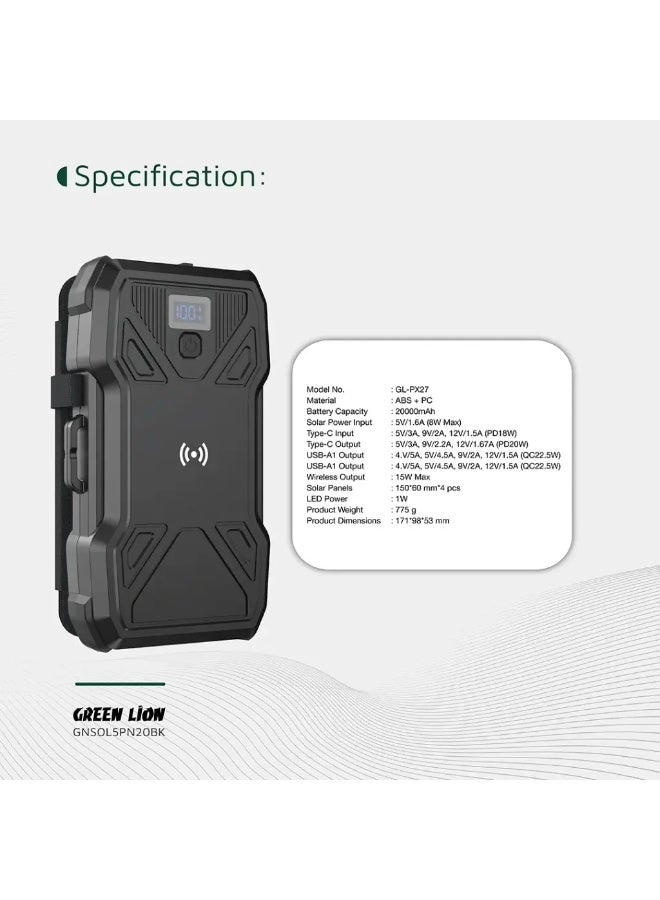 Solar Mate - 20000mAh