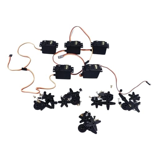 Servomotor Kit - 5 x servomotors 180 degrees analog
