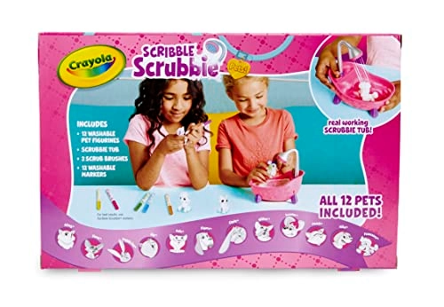 Scribble Scrubbie Pets - 3+ years 12 pcs