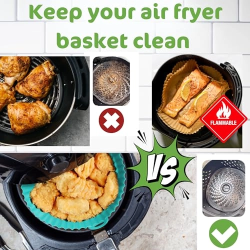 Silicone Air Fryer Liners - 2-Pack