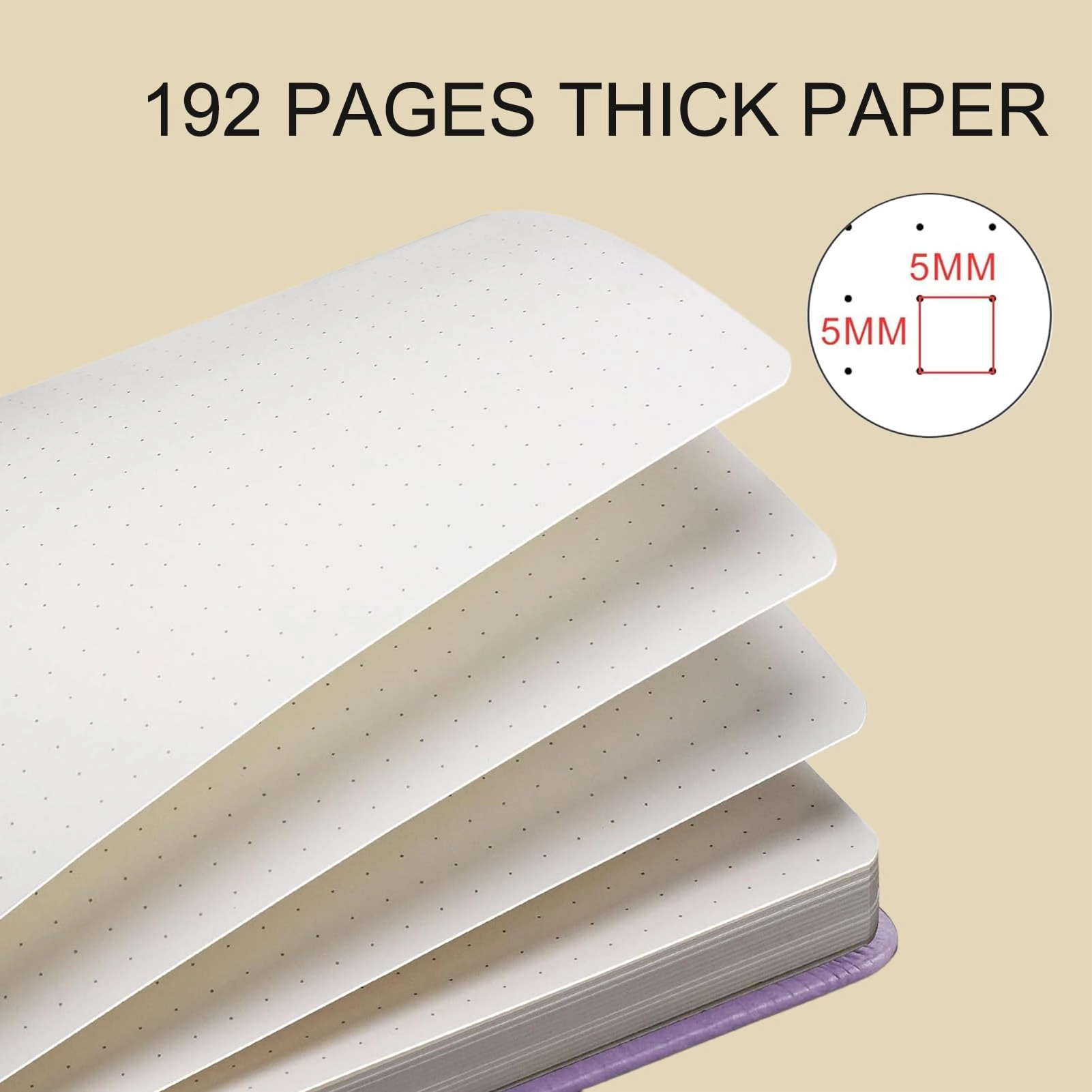 Notebook A5 Hardcover - Dotted 192 Pages