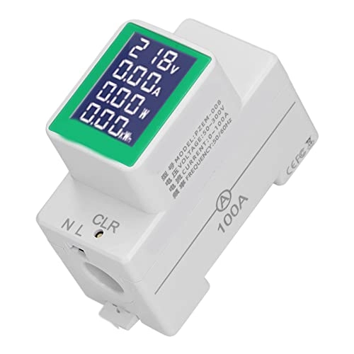 AC DIN Rail Meter - AC50-300V 0-100A