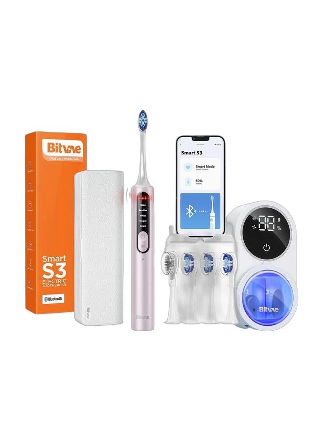 Bitvae BV S3 - Sonic 8 Brush Heads Bluetooth Bundle