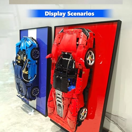 Display Wallboard for Lego Technic Ferrari Daytona SP3 42143 - 31.5 x 19.7 inches Red