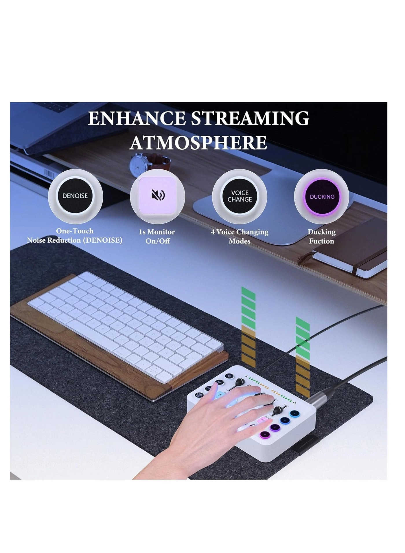 Gaming Audio Mixer - 5 channels