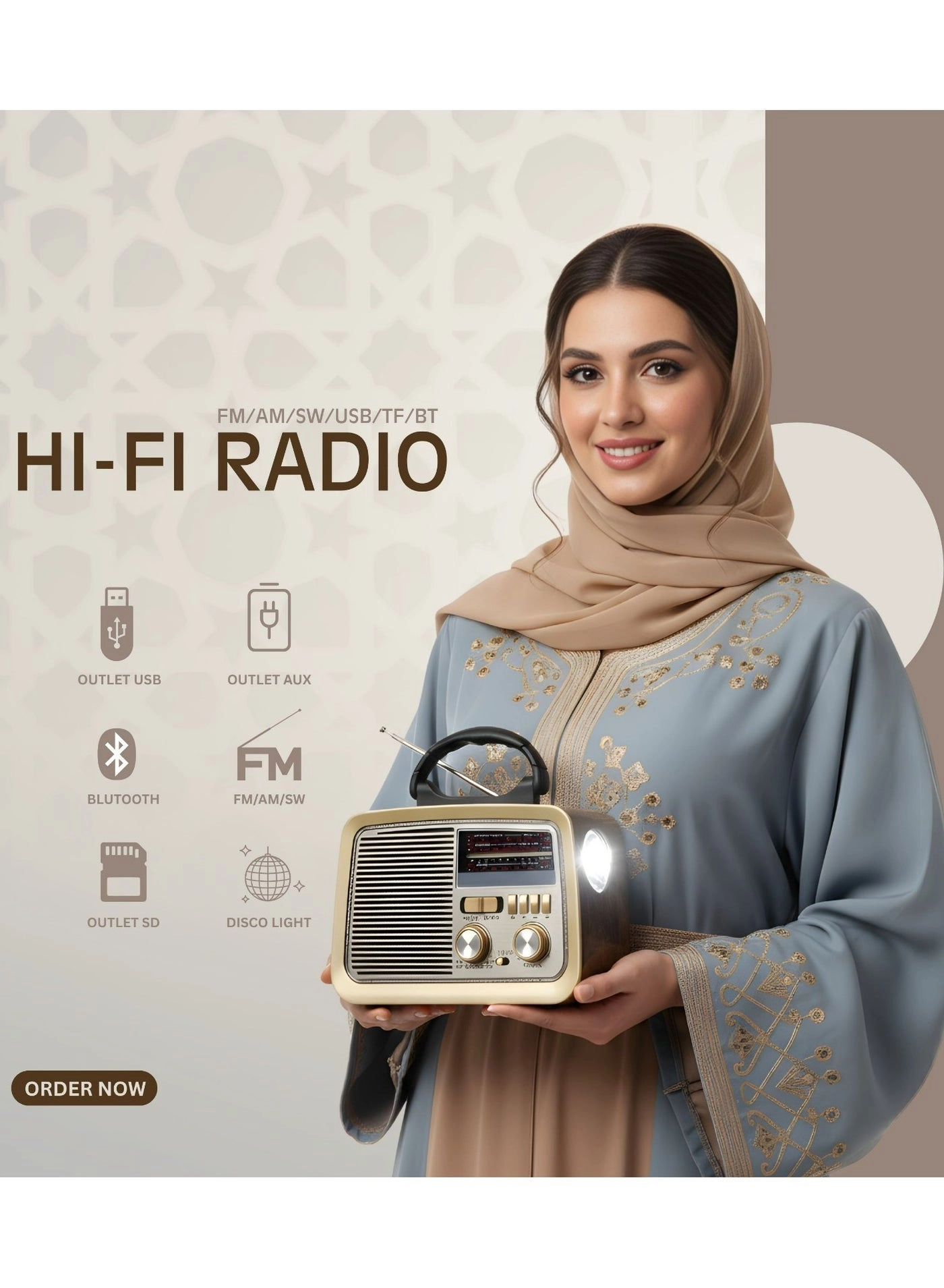Bluetooth Radio Speaker - FM