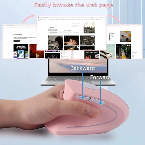 Left Handed Vertical Ergonomic Mouse - USB