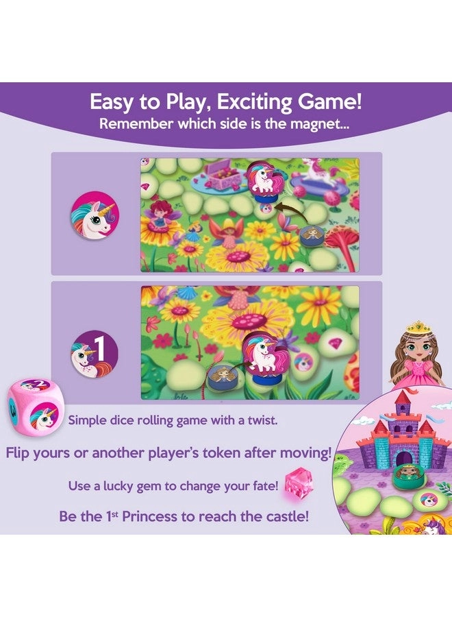 Princess Race Board Game - Ages 3, 4, 5, 6, 7, 8 Years