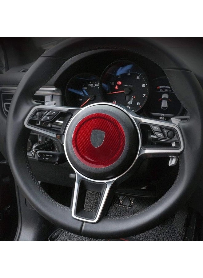 Steering Wheel Center Sticker Cover - Porsche Macan Panamera 20162019