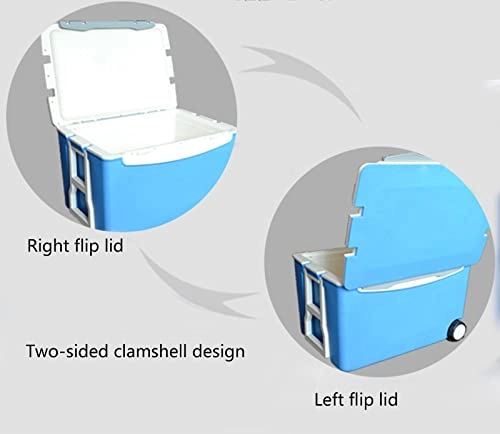 Portable Wheeled Cooler - 40 Quart 40L