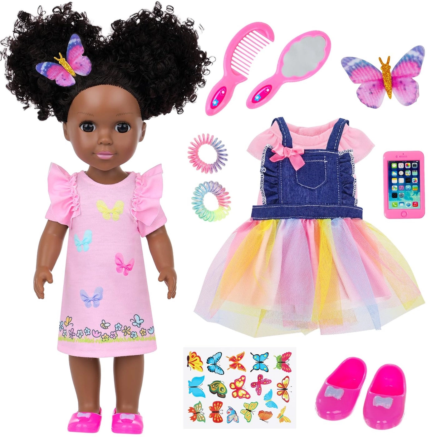 Baby Doll - 145 Inch 12 Pcs Butterfly Accessories Ages 3+