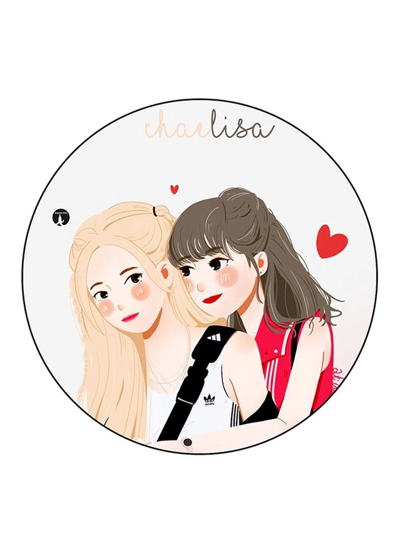 Girl Printed Mouse Pad