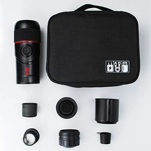 Portable Electric Coffee Machine - Rechargeable One-button 30s Extraction