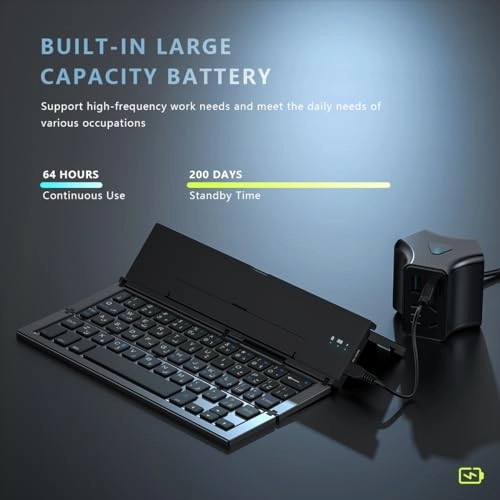 Bluetooth Keyboard Foldable - US Wireless