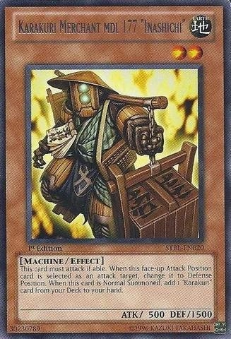 Yu-Gi-Oh! Karakuri Merchant mdl 177 Inashichi - Starstrike Blast 1st Edition
