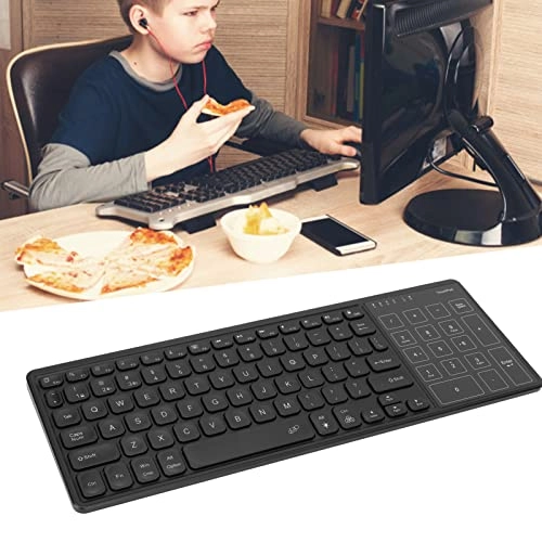 Wireless Keyboard - 2.4Ghz Numeric Touchpad RGB Backlit