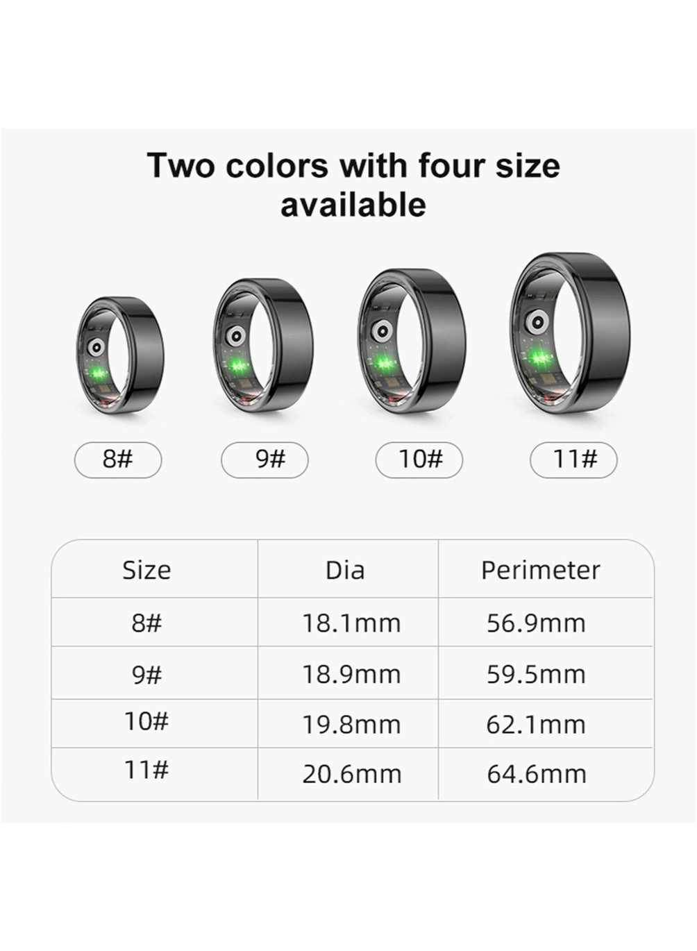 Smart Ring - IP68 Magnetic Charging Size 11