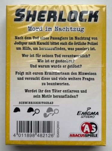 Sherlock - Mord im Nachtzug - Card Game (German)