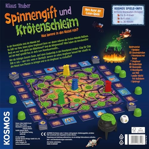 Spinnengift und Krötenschleim (German)