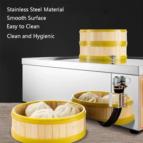 Electric Steamer - Four-Hole 30-110°C Stainless Steel
