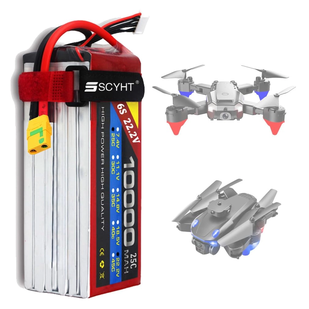 SSCYHT 6S Lipo battery - 10000mAh 22.2V