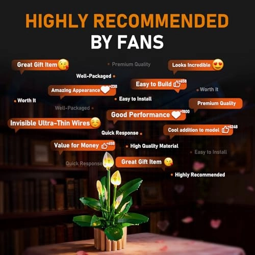 Set of Lights for Lego Spatiphyllo (11504) - LED Plug-and-play