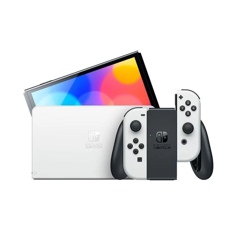 Nintendo Switch OLED - White Joy-Con Bundle