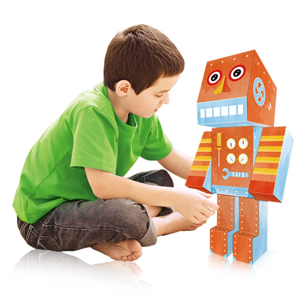 DIY Doodle Colouring Art Kit - Robot - 3+ years