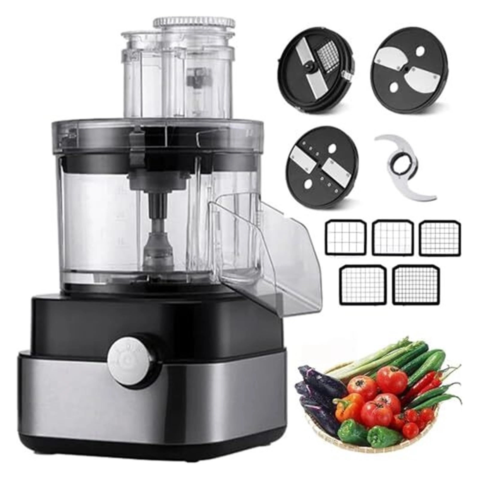 HAUSXVFE Electric Food Processor - 5.0 litre 600W