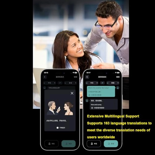 AI Translator Glasses - 163 Languages Real Time Translation