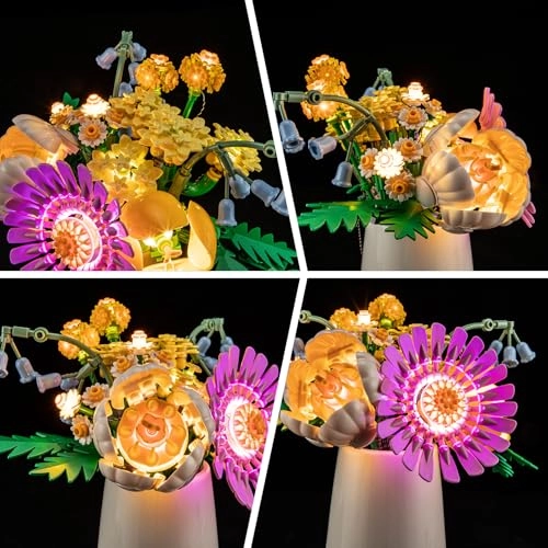 Light Kit for LEGO 10347 Petite Sunny Bouquet - Plastic