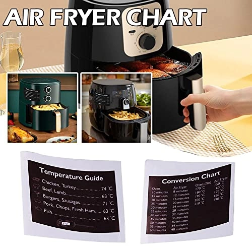 Air Fryer Quick Reference Stickers - 2pcs