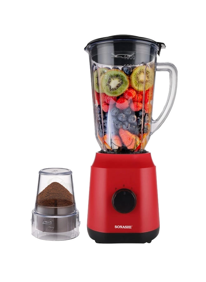 SONASHI 2-In-1 Jar And Mill Blender - 550W