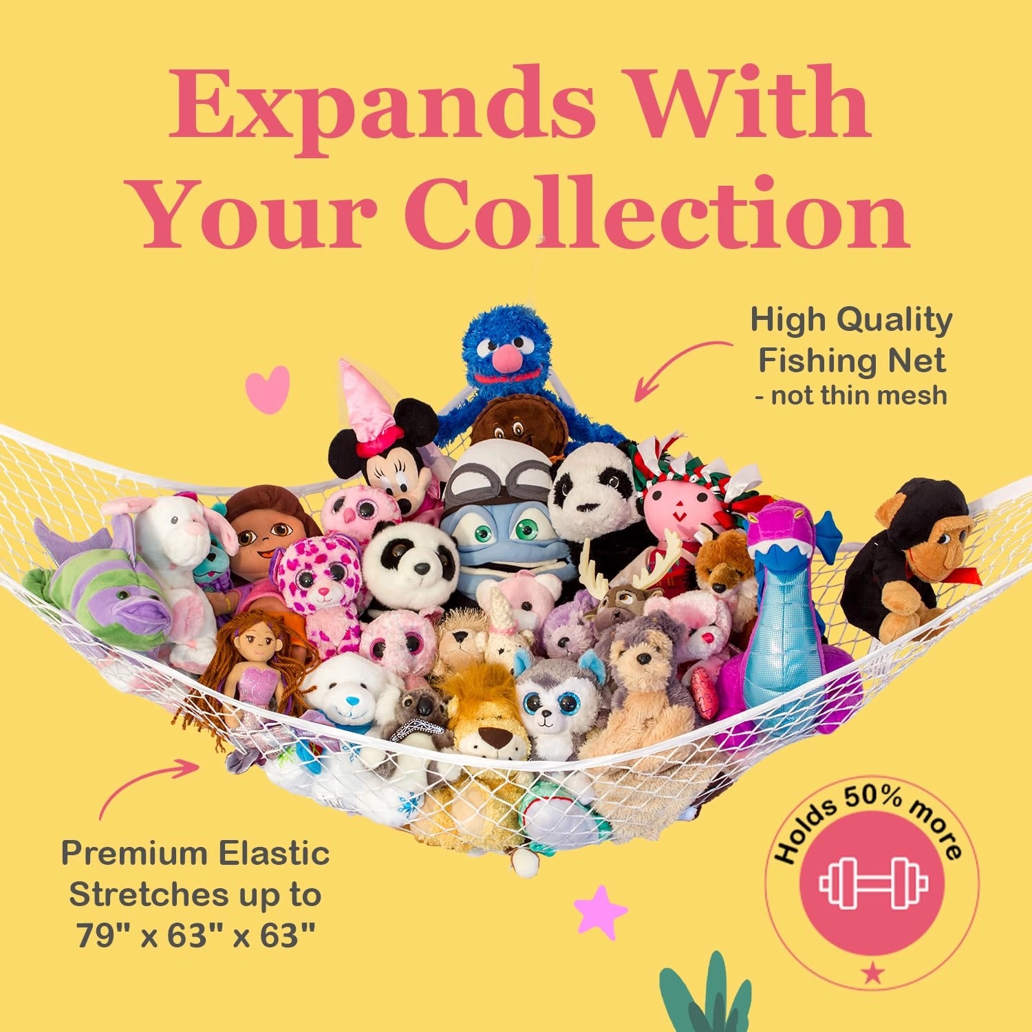 Stuffed Animal Hammock - Polypropylene (PP)