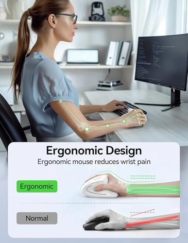 Ergonomic Vertical Mouse - Wireless