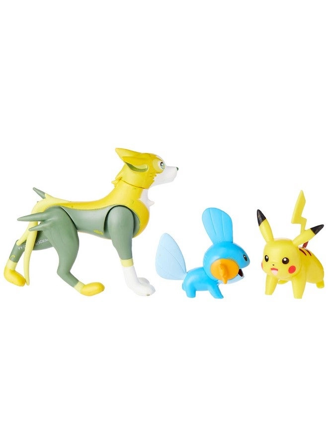 Pikachu + Mudkip + Boltund - Pokemon